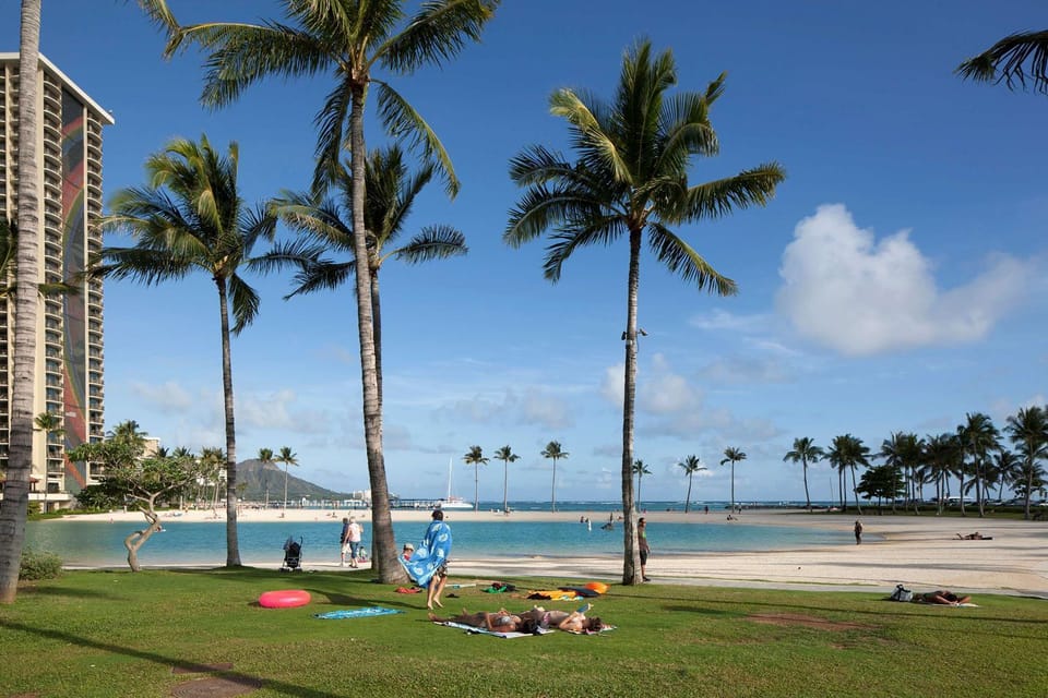 Nearby landmark, Day, People, Beach, Sea view
