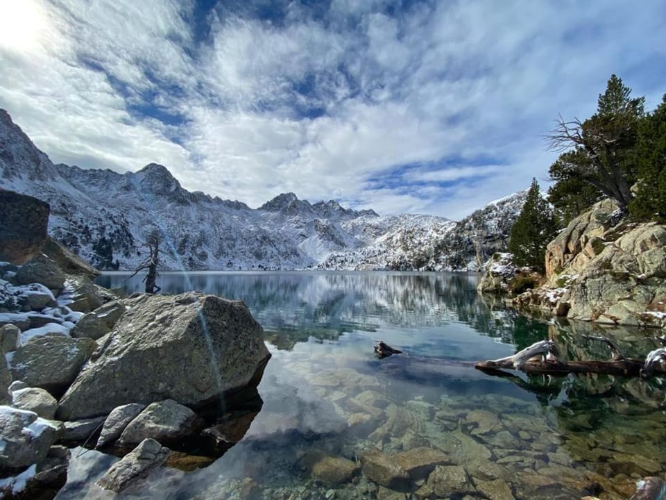 Natural landscape, Skiing, Hiking, Mountain view