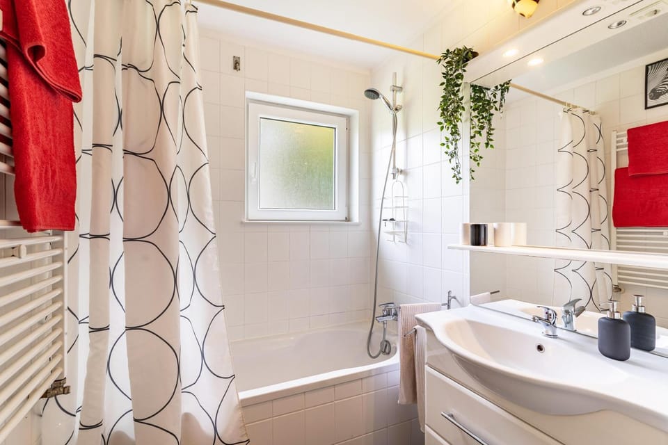 Bathroom, Living room