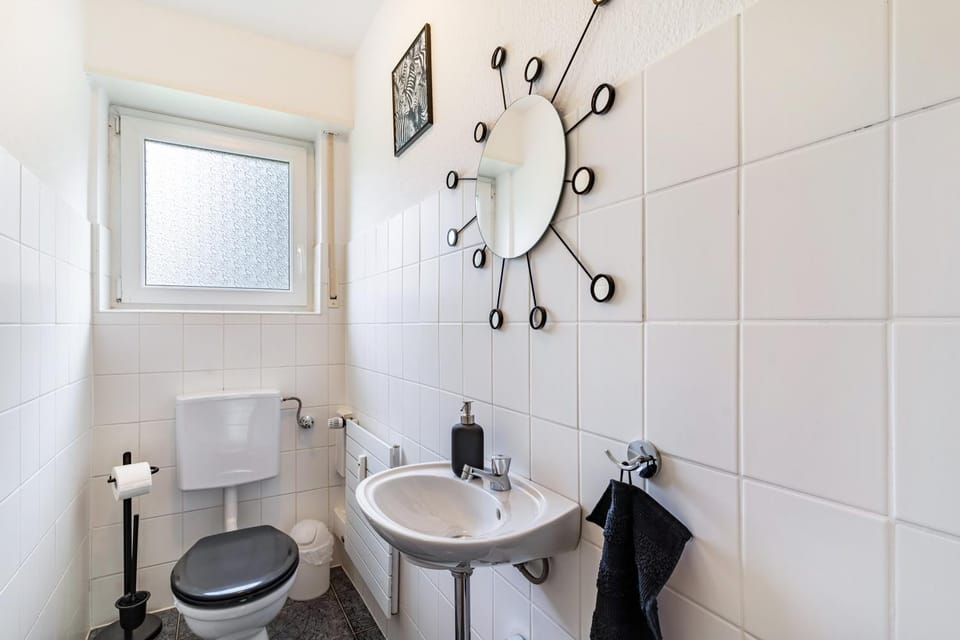 Bathroom, Living room