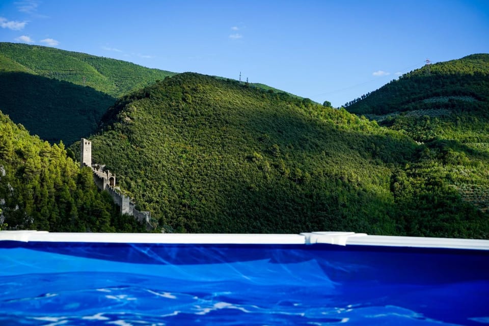Day, Natural landscape, Mountain view, Pool view, Swimming pool