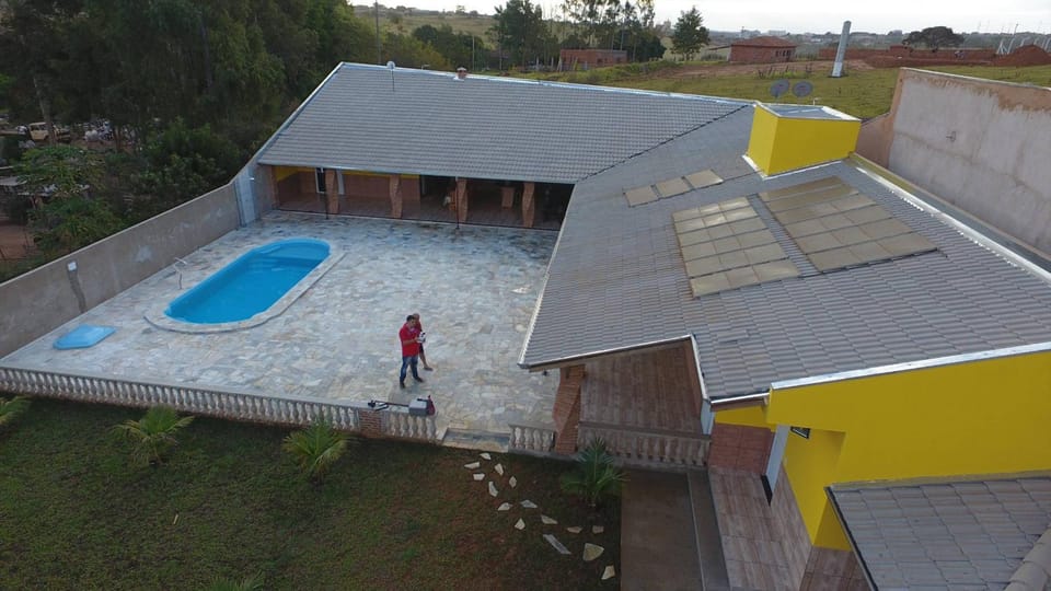 Bird's eye view, Floor plan, Pool view