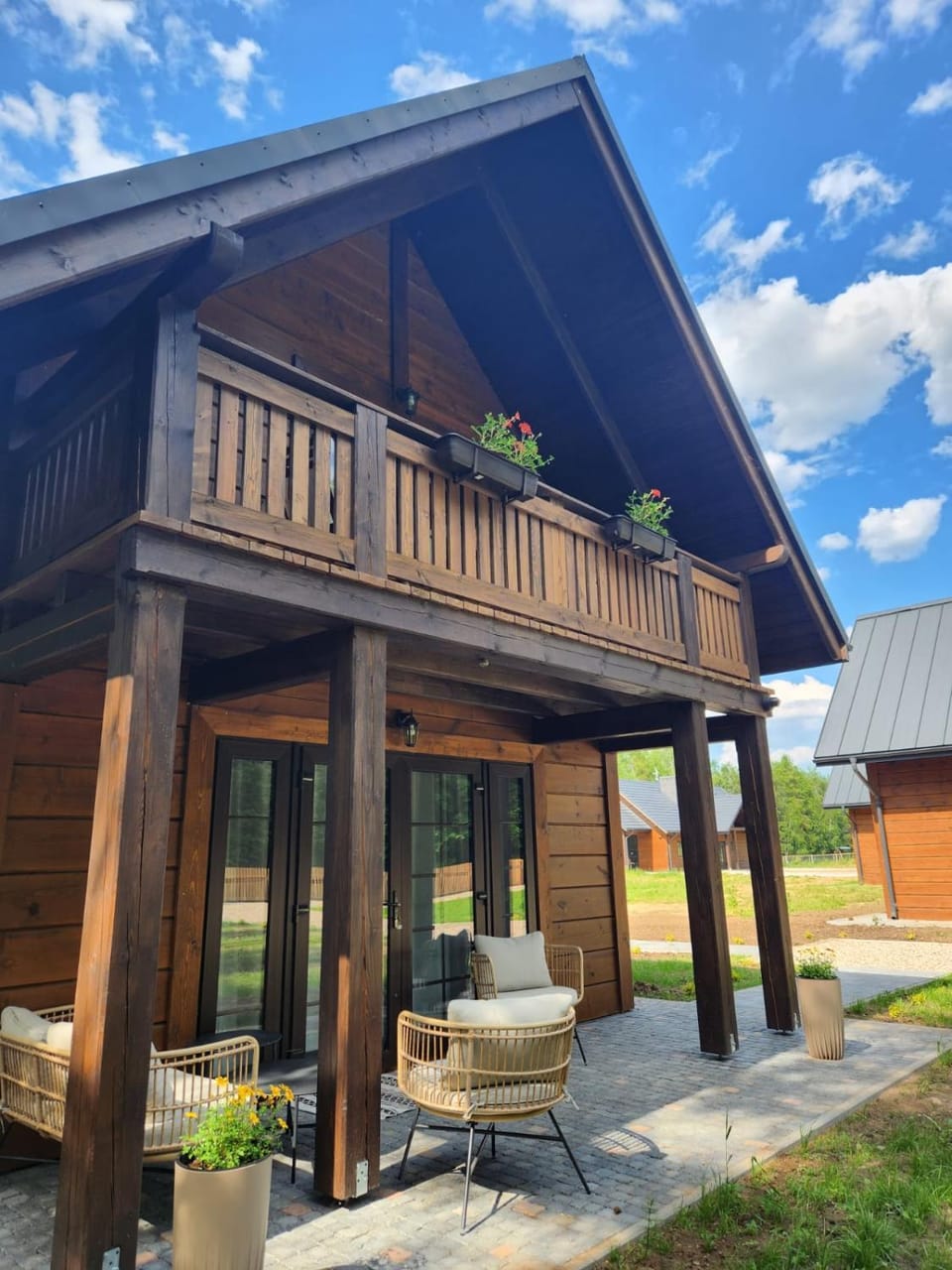 Property building, Garden view