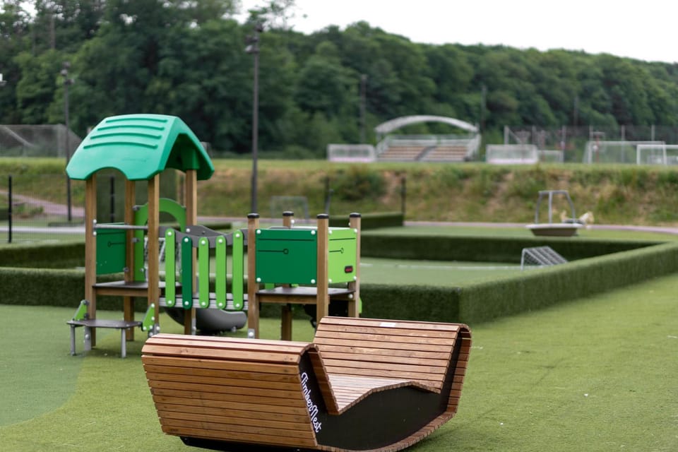 Spring, Natural landscape, Children play ground, Children play ground, Garden, Garden view, children, young children