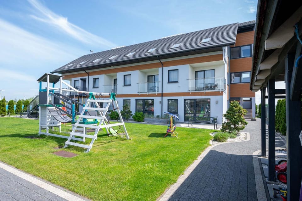 Property building, Children play ground, Seating area