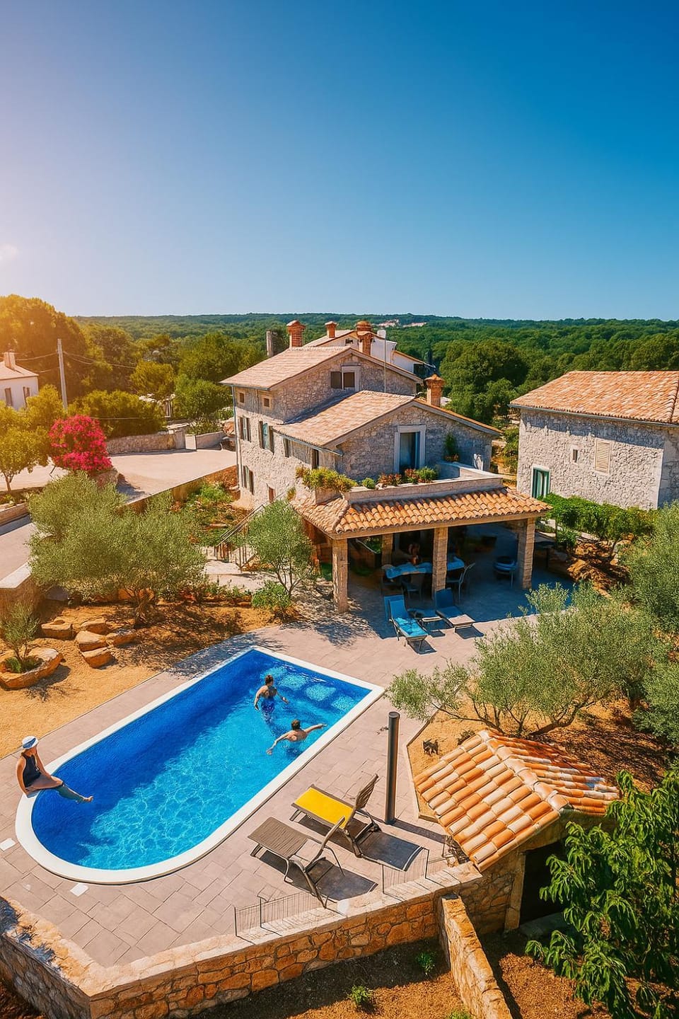 Property building, Swimming pool