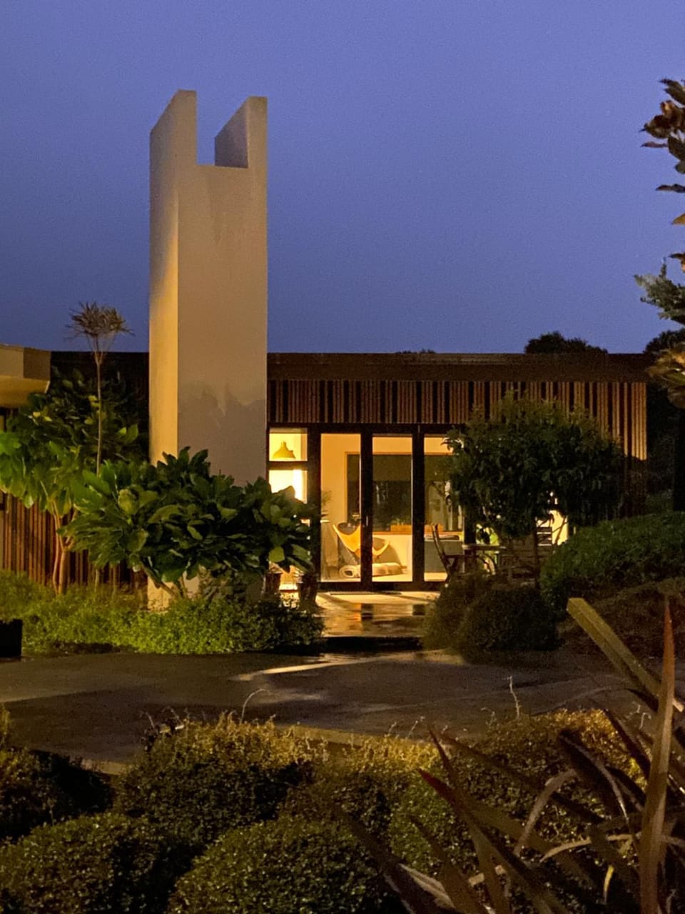 Property building, Garden view