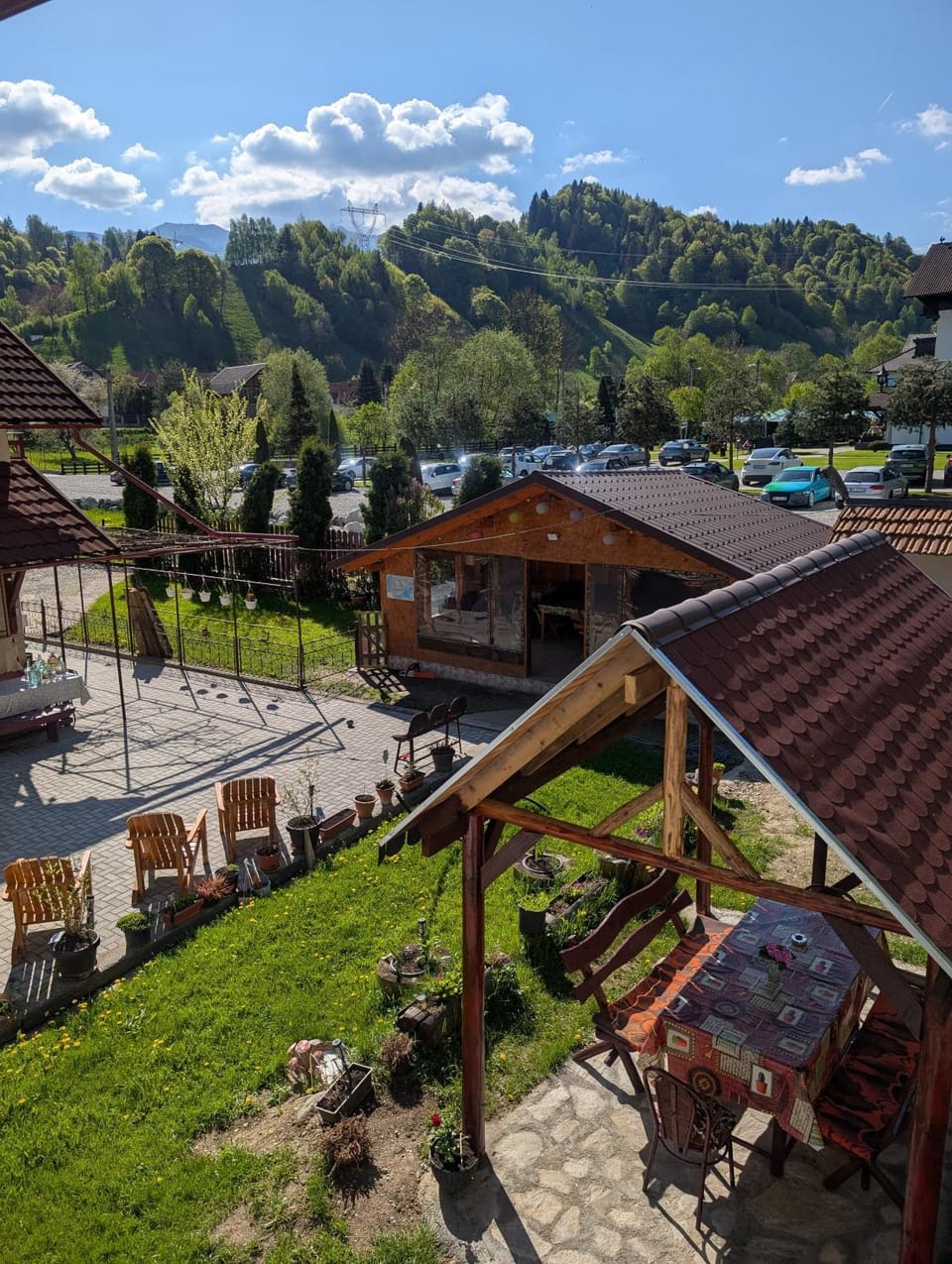 Property building, Patio, Inner courtyard view