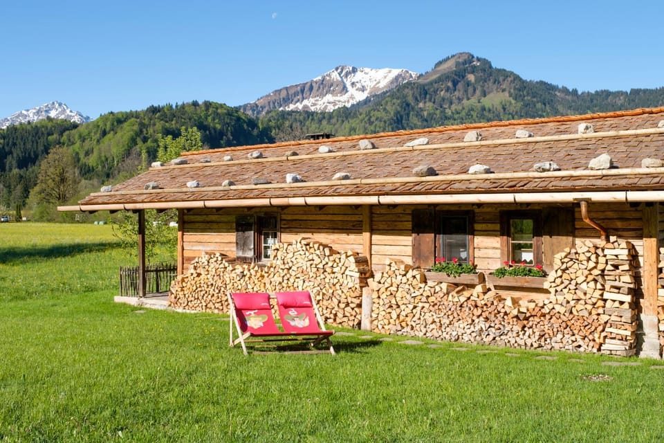 Facade/entrance, Garden, Mountain view
