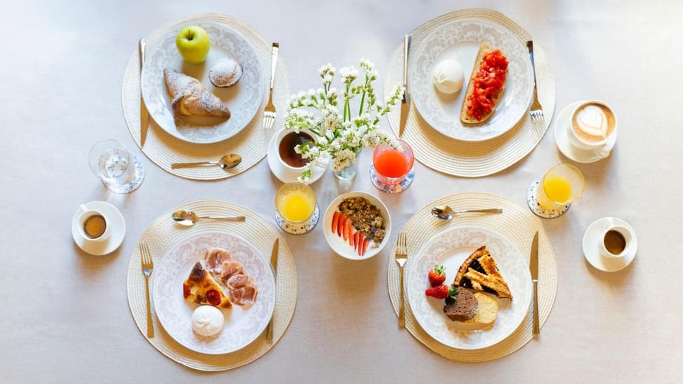 Food, Breakfast, Continental breakfast, Drinks