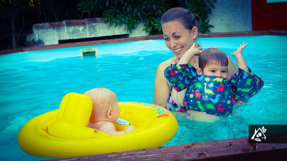 People, Swimming pool, children, Family