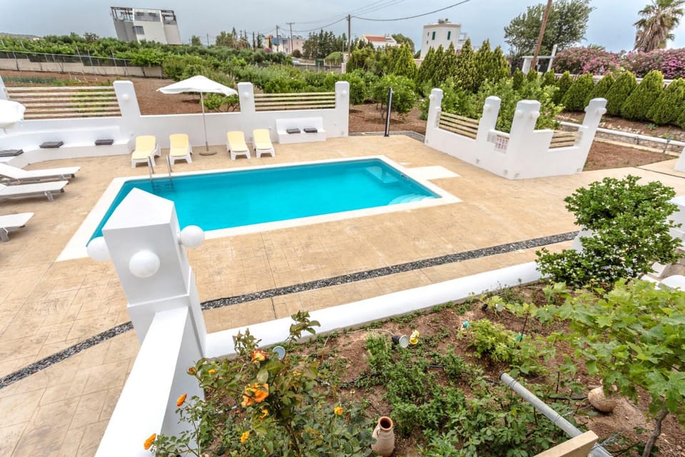 Patio, Garden view, Swimming pool, sunbed