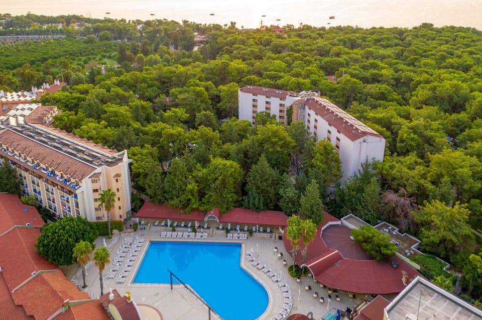Natural landscape, Bird's eye view, Pool view