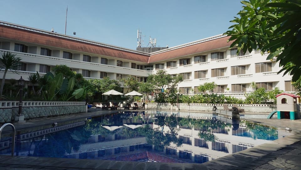 Property building, Pool view, Swimming pool