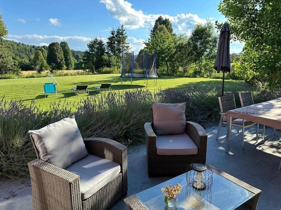 Patio, Natural landscape, Garden, Seating area, Garden view