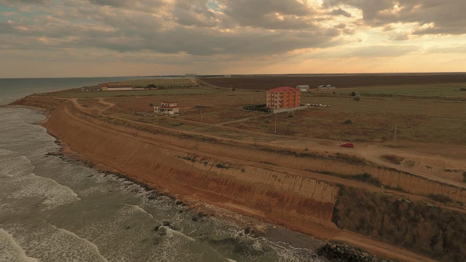 Natural landscape, Bird's eye view, Sunset