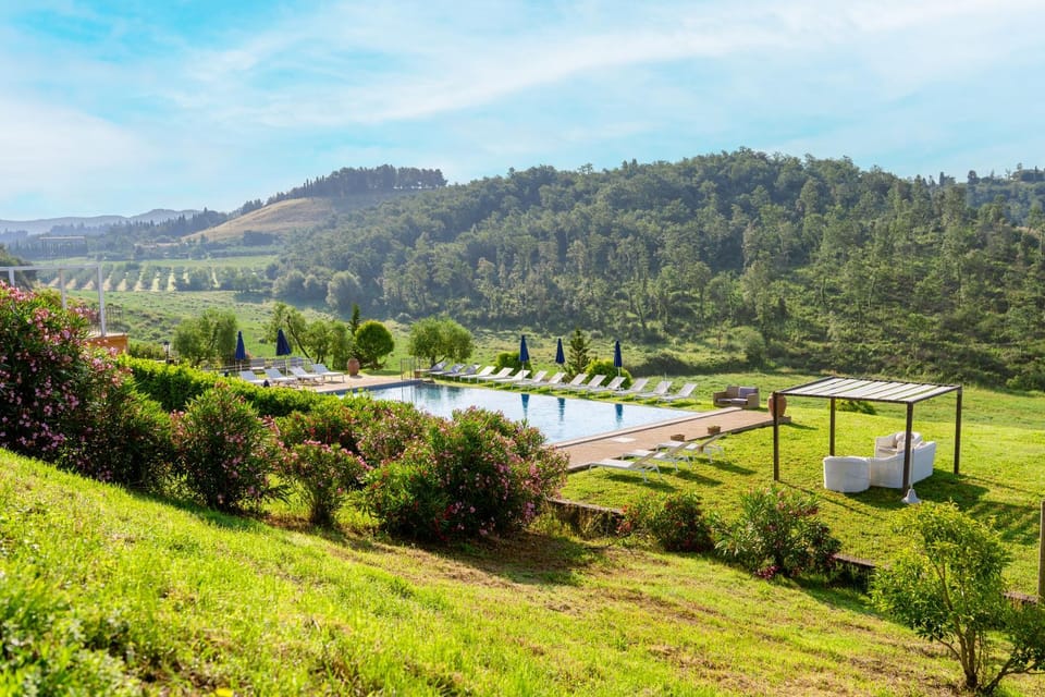 Natural landscape, Pool view, Swimming pool