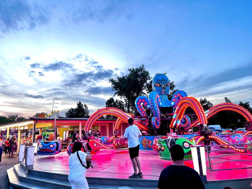 People, Children play ground, Evening entertainment, children, group of guests