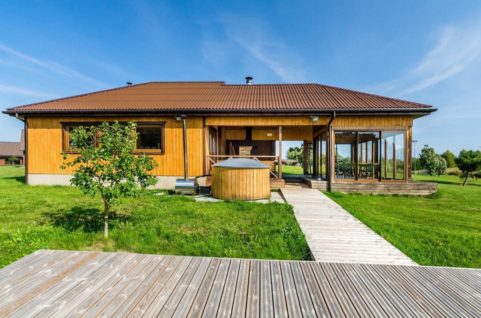 Spacious Villa with Large Hall Country House in Vilnius County, Lithuania
