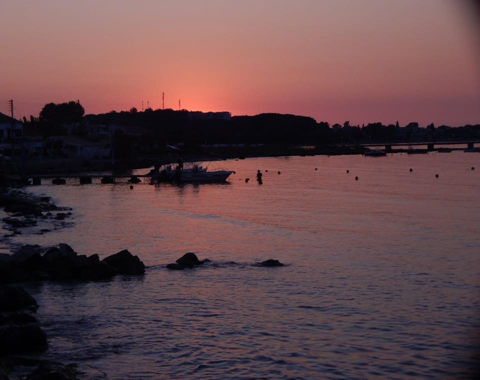 Natural landscape, Beach, Sunset