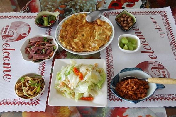 Asian breakfast