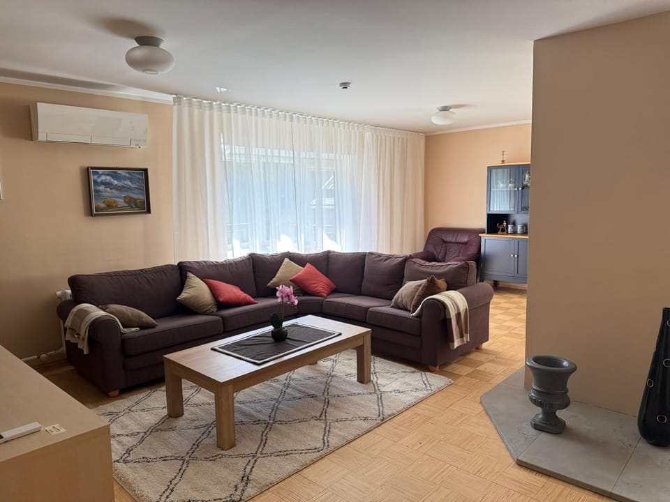 TV and multimedia, Living room, Seating area, air conditioner