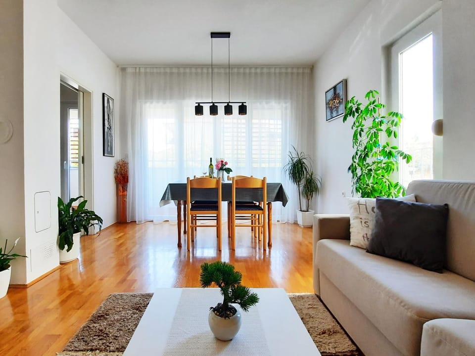 Living room, Seating area, Dining area, air conditioner