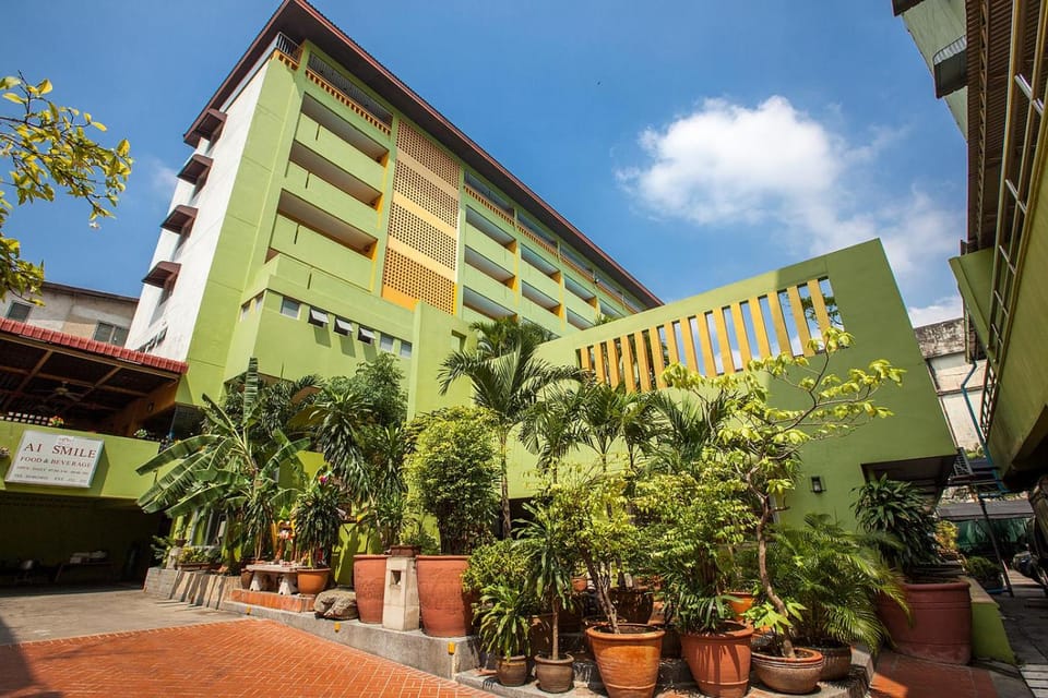 Property building, Garden view