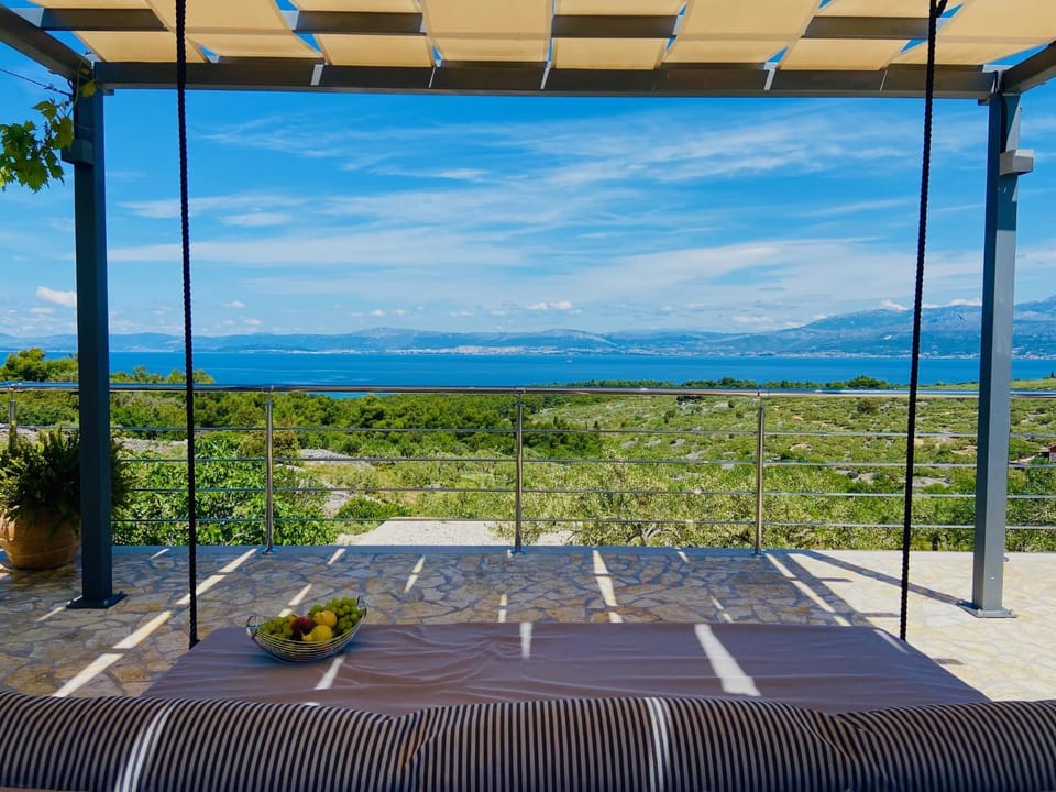 Patio, Sea view, Swimming pool