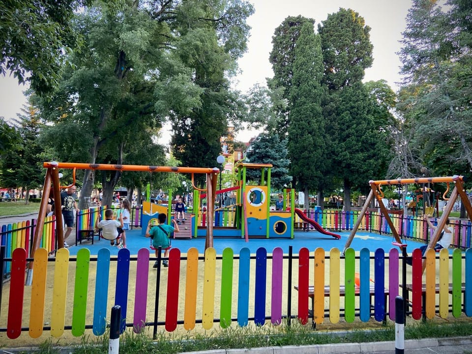 Natural landscape, Children play ground