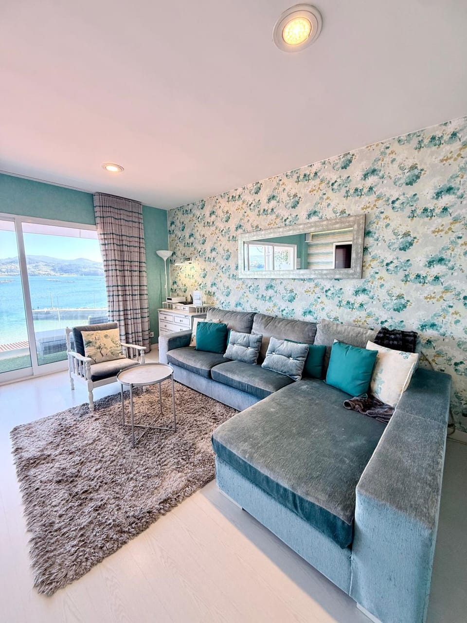 Balcony/Terrace, Living room, Seating area, Sea view