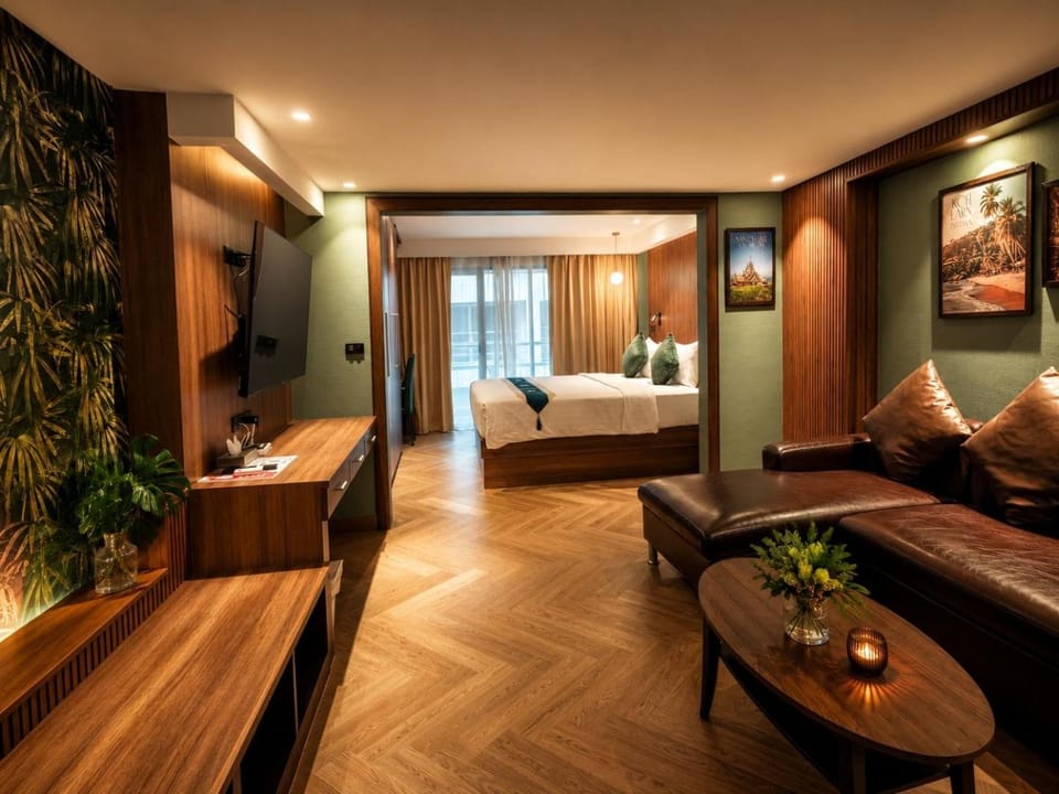 Living room, Bedroom