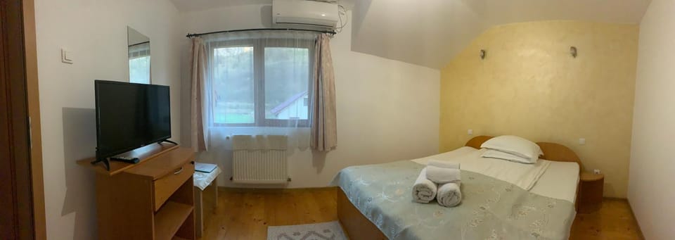 Bed, TV and multimedia, air conditioner
