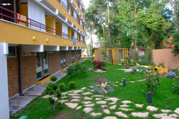 Property building, Patio, Garden, Garden view