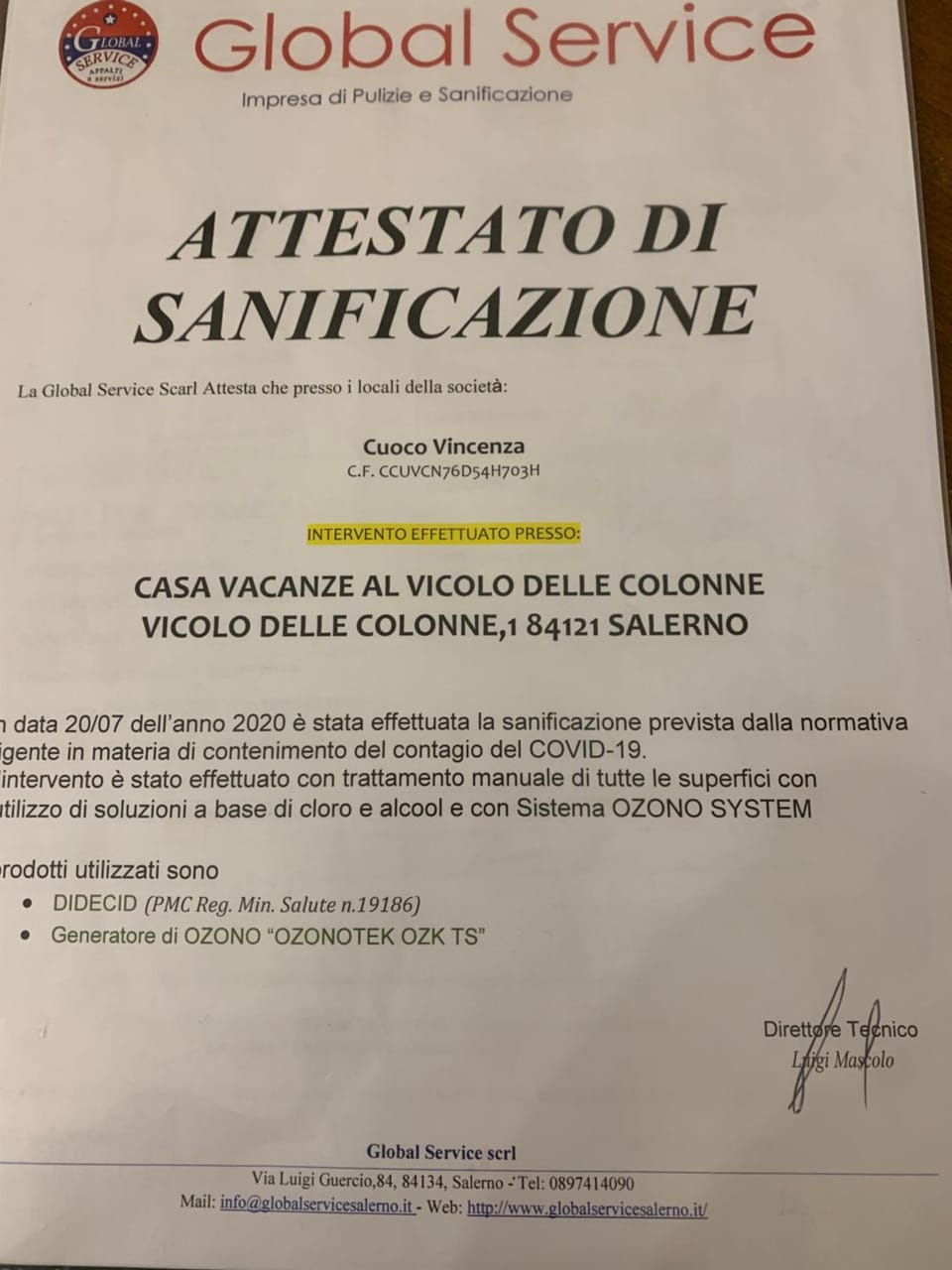 Casa Vacanza "Al Vicolo delle Colonne" Apartment in Salerno