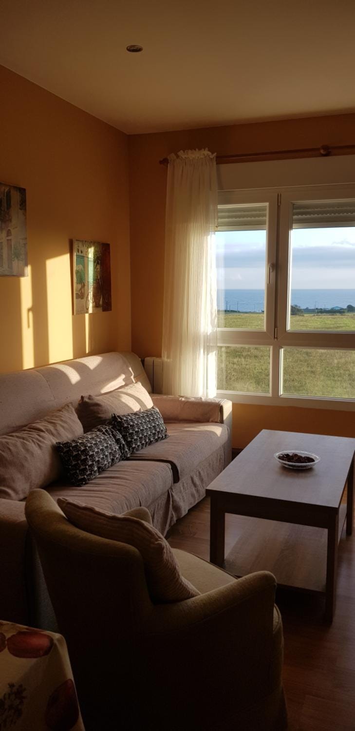 Natural landscape, Living room, Photo of the whole room, Sea view