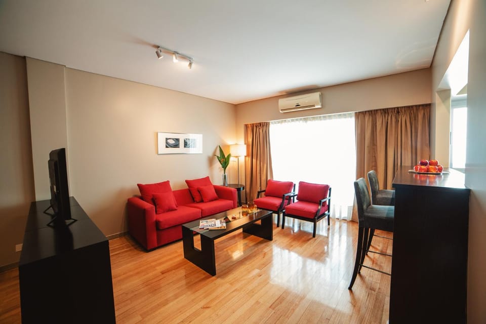 Living room, Seating area, air conditioner
