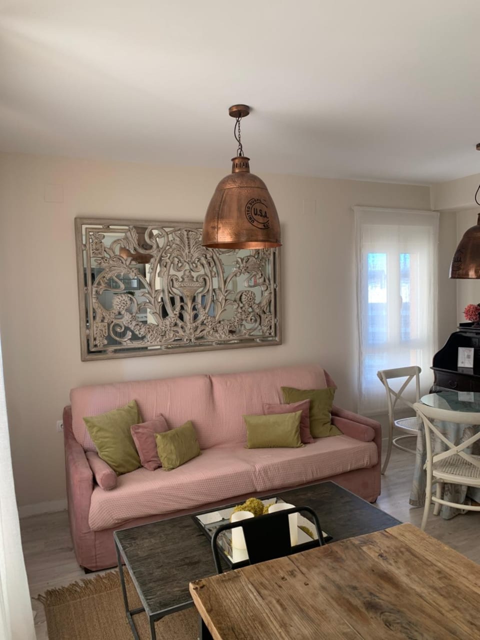 Living room, Seating area, Dining area
