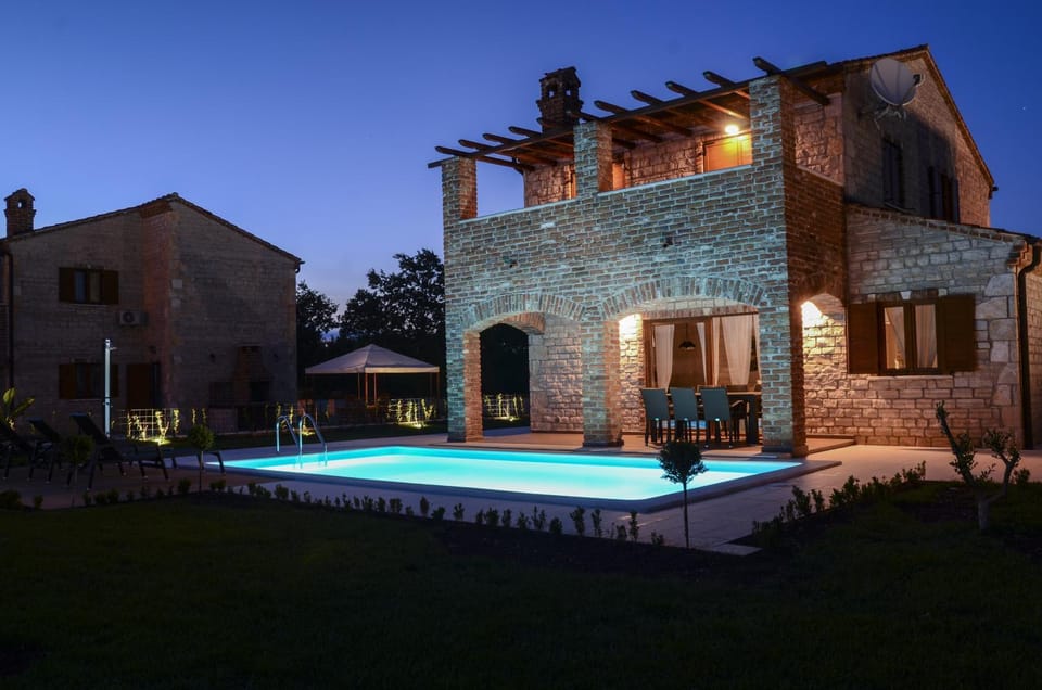 Property building, Sunset
