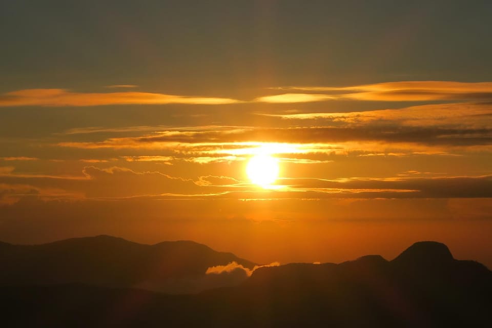 Hiking, Sunset