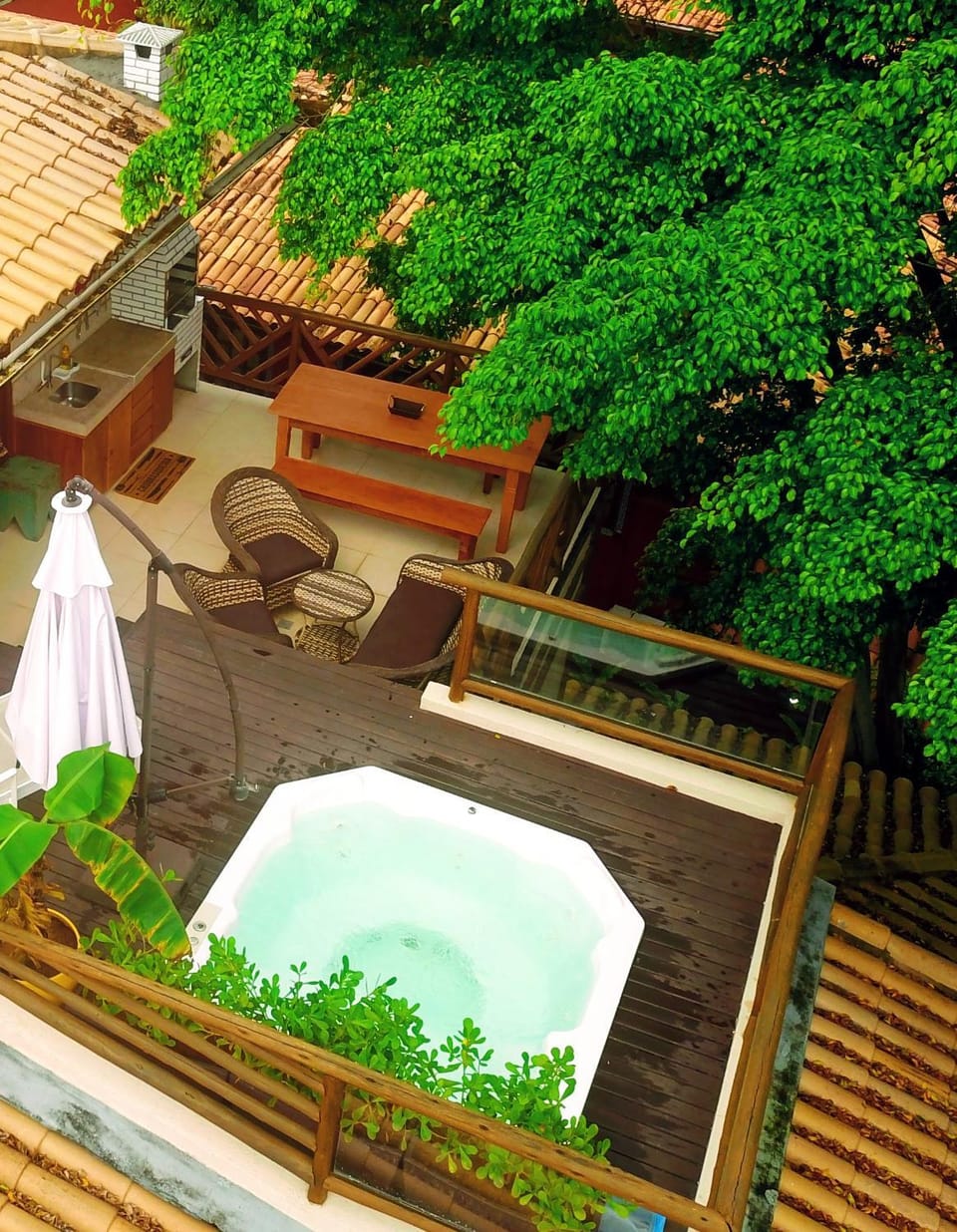 Bird's eye view, Balcony/Terrace, Spa and wellness centre/facilities