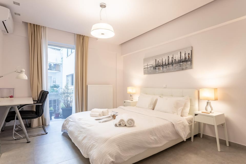 Stadium 1bdr HiEnd quiet Flat Top Location Apartment in Athens