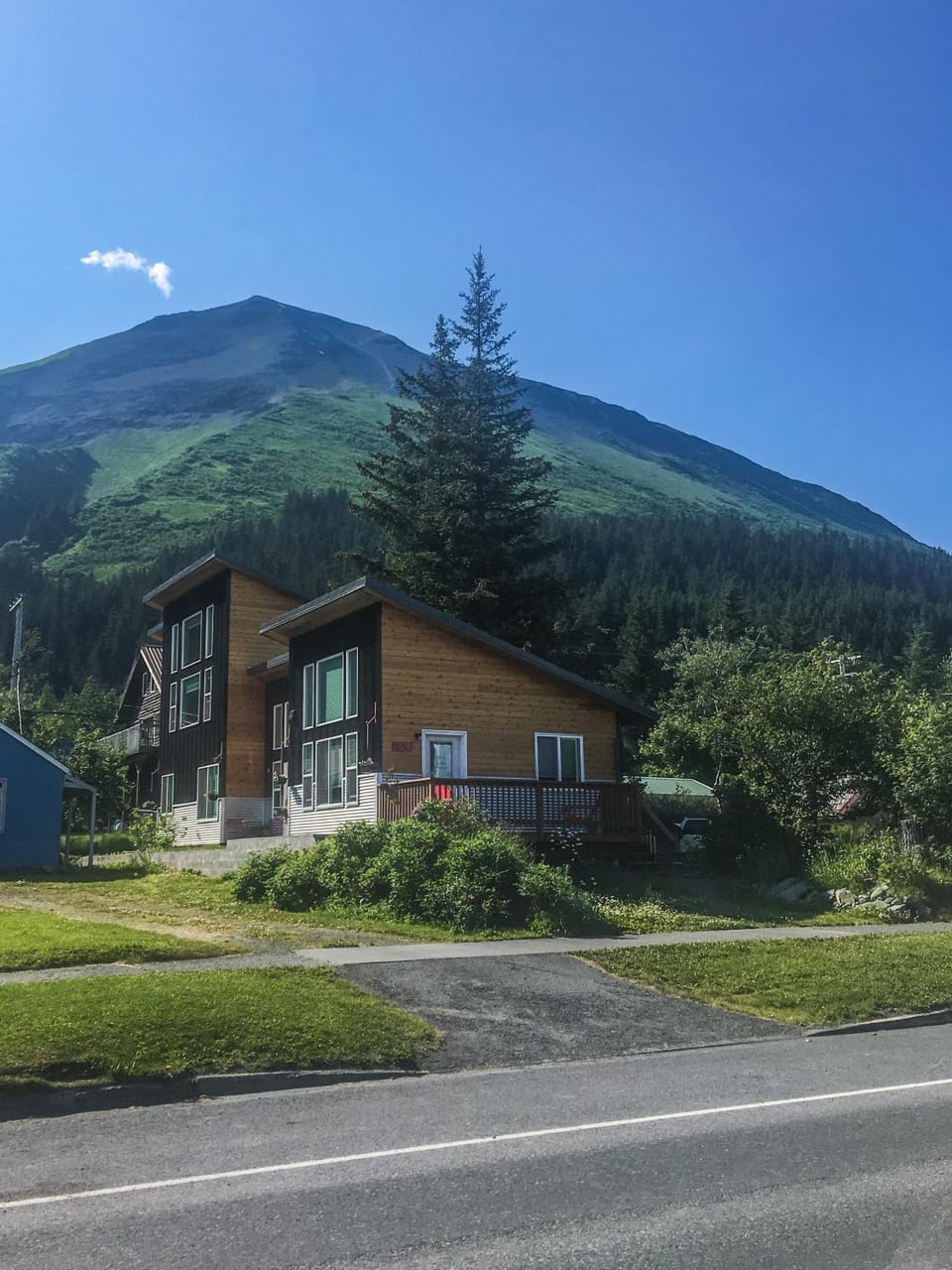 Property building, Mountain view, Street view