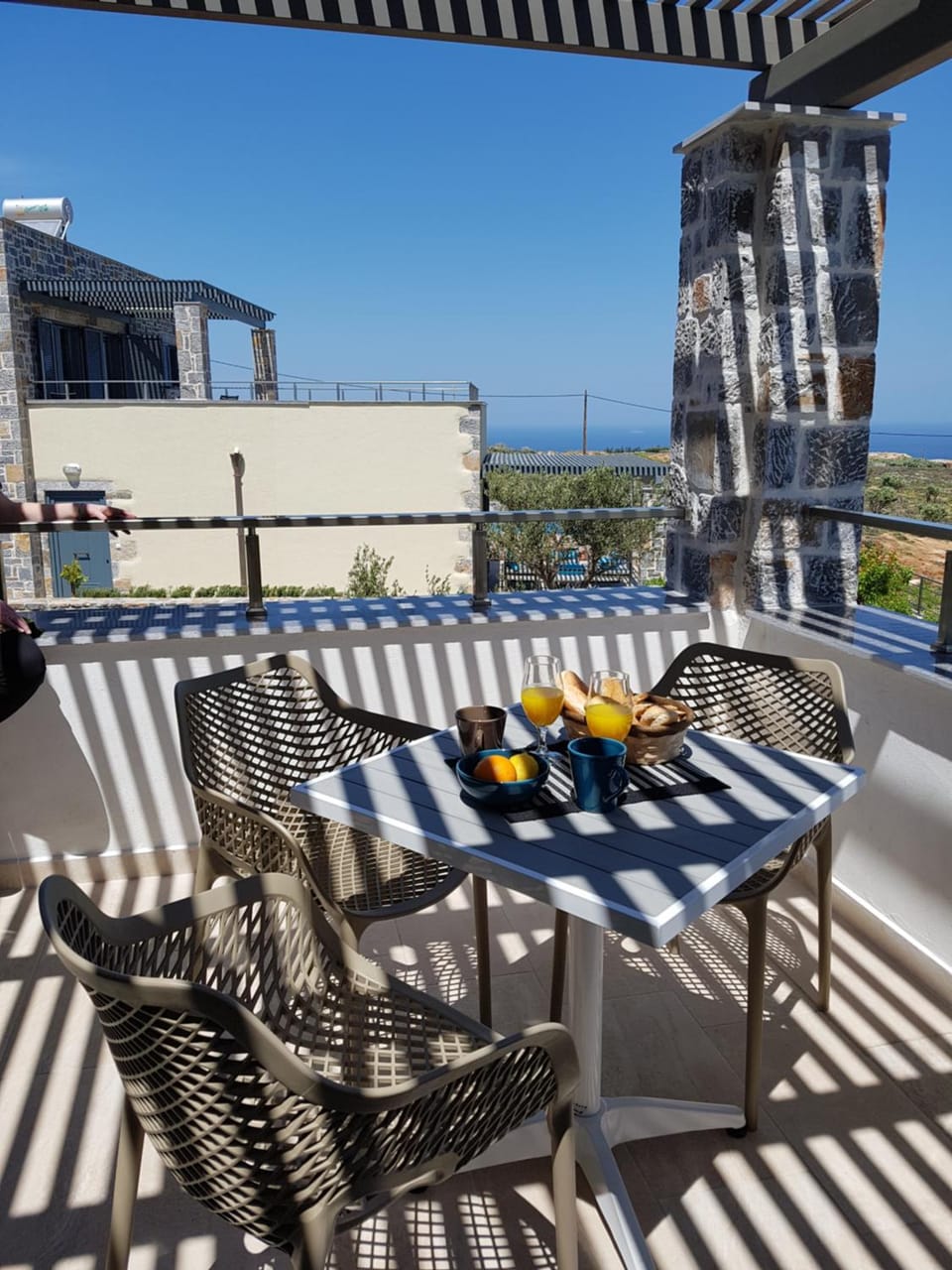 Patio, Natural landscape, Balcony/Terrace, Dining area, Sea view