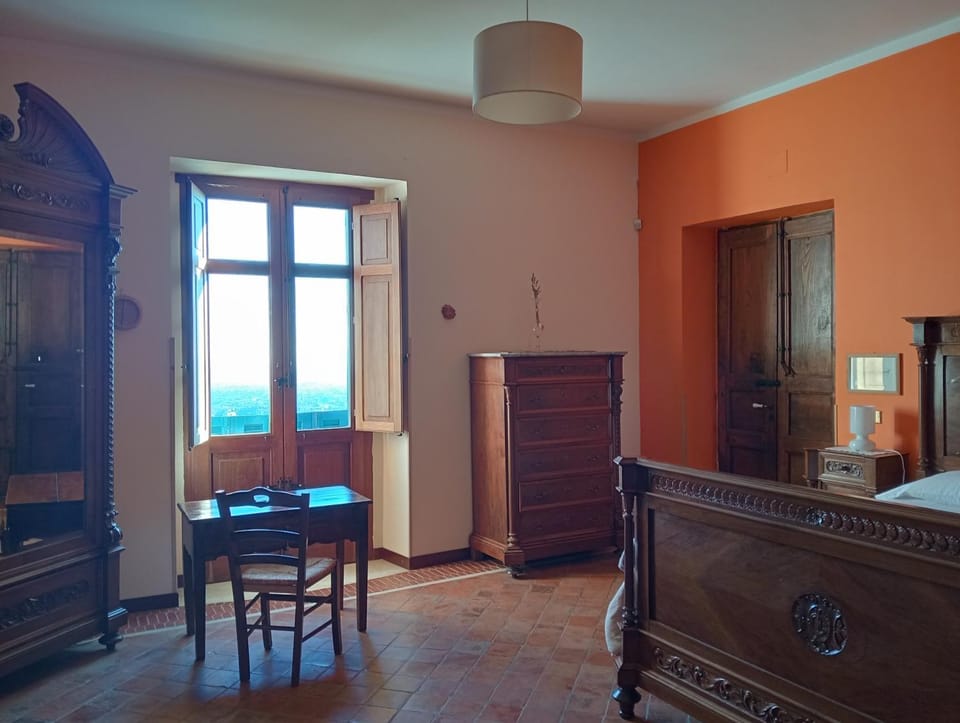 Bed, View (from property/room), Bedroom, City view, Garden view, Landmark view, Sea view, wardrobe