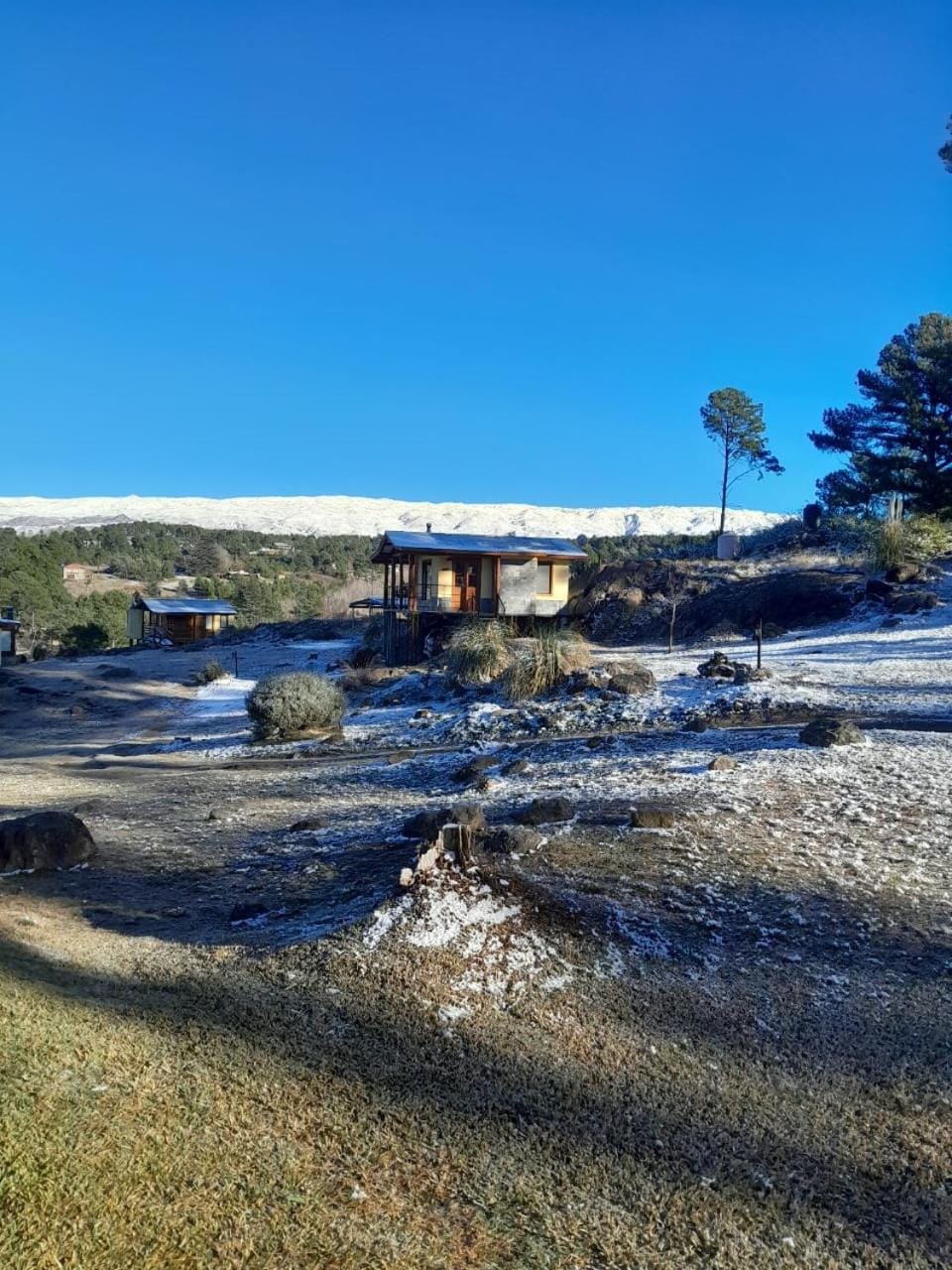 Natural landscape, Winter, Mountain view