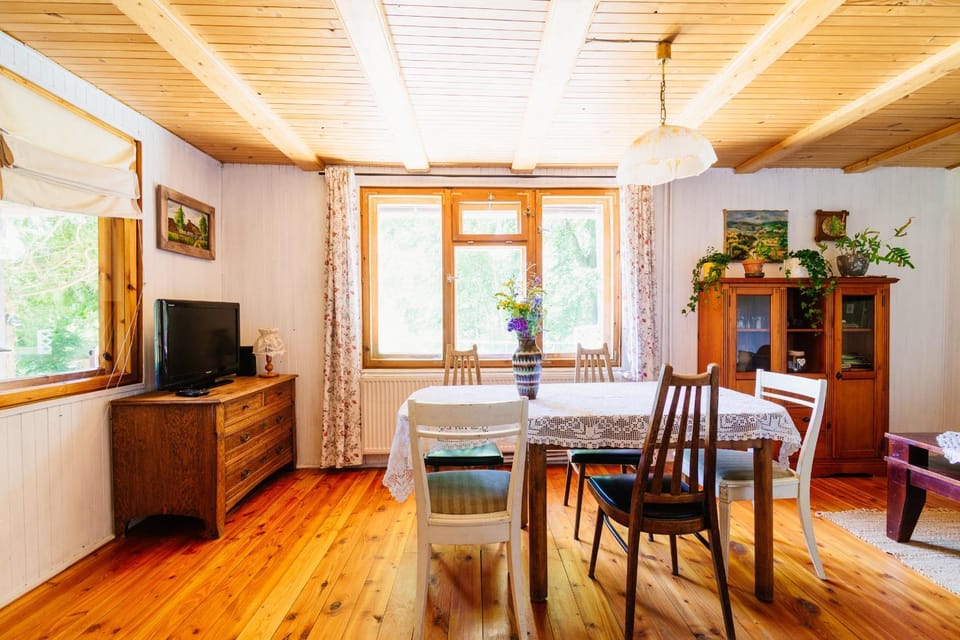 Domek pod bukami Nature lodge in Pomeranian Voivodeship