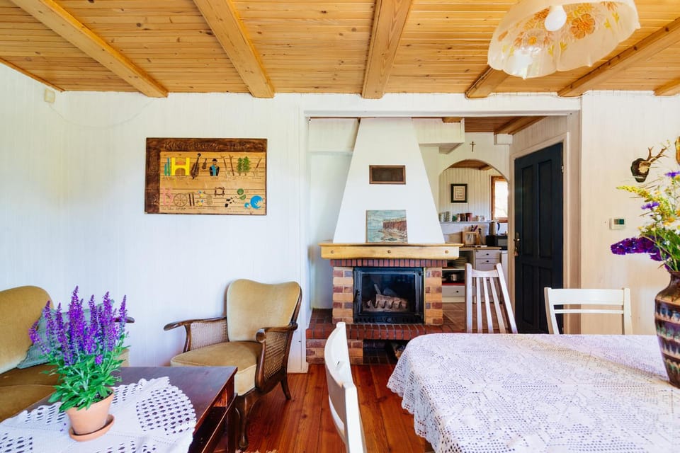 Domek pod bukami Nature lodge in Pomeranian Voivodeship