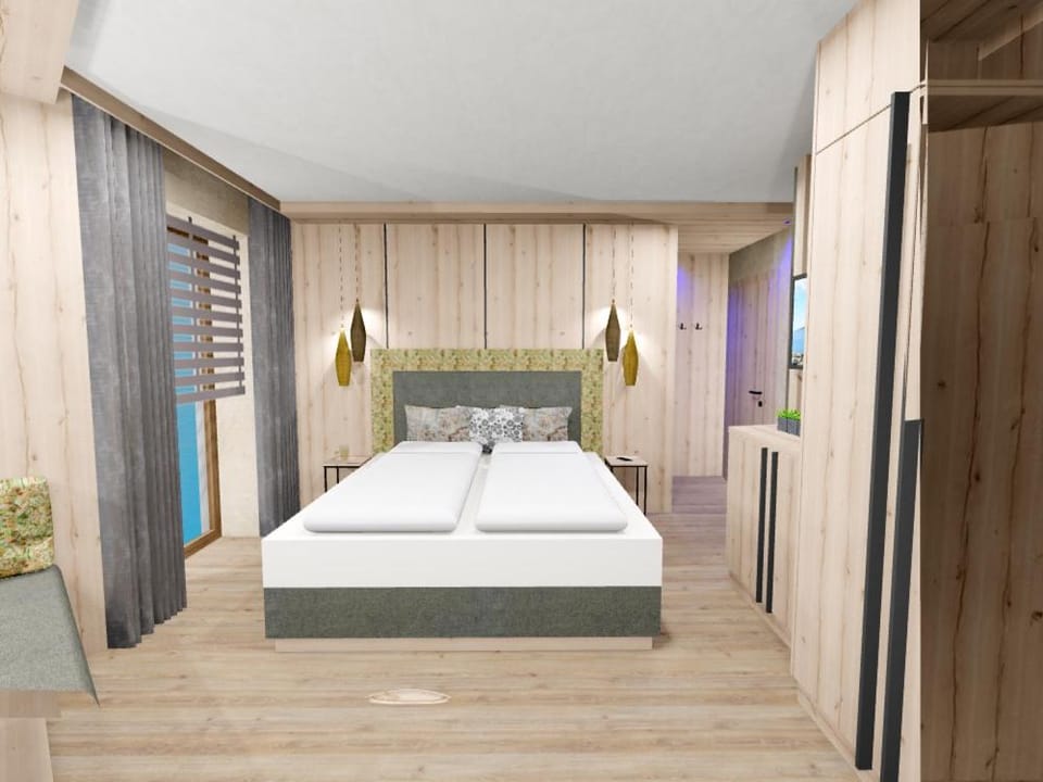 Photo of the whole room, Bedroom