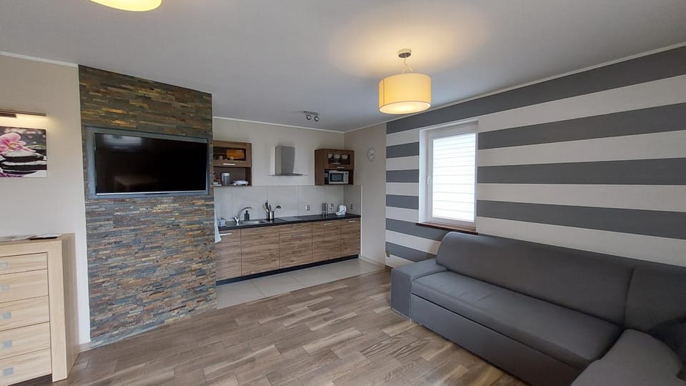 Kitchen or kitchenette, Living room, Seating area